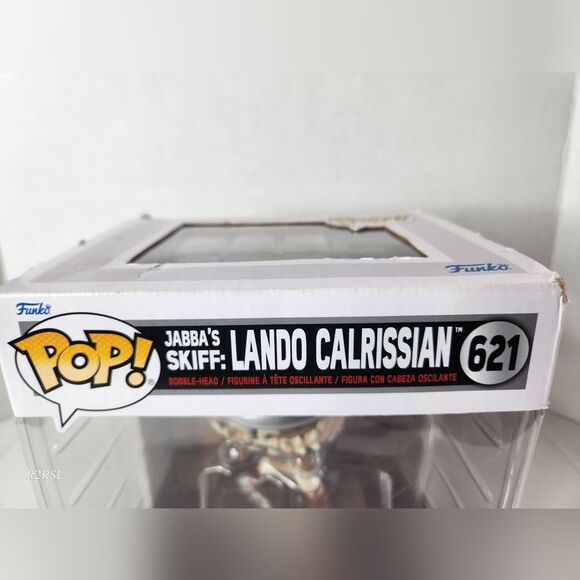 Star Wars Jabba Skiff: Lando Calriseian 621 Deluxe Funkopop NIB - Picture 2 of 12